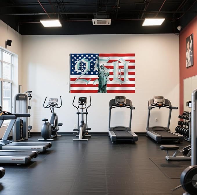 250th Birthday 250 Years 1776 2026 American Flag 6X10Ft, US Statue of Liberty, Double Side Printed Flags, Men Women Banner,Vibrant Colors, Double Stitched with 2 Brass Grommets, Bar Garden Street Decoration, GYM, Office Decor,Indoor Outdoor Use,Gifts. ...
