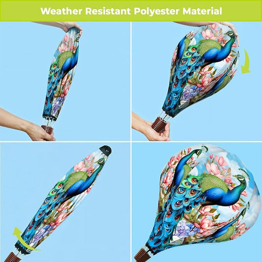 Briarwood Lane Fancy Peacock Hot Air Balloon Spinner