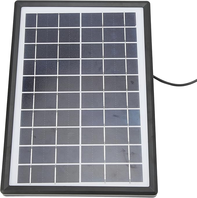 Pilipane Solar Fountain Pump with Battery Backup 5000mAh, 7W Solar Bird Bath Fountain with LED Lights, Solar Birdbath Fountain Pump for Pond, Fish Tank,Fountains Garden Decor