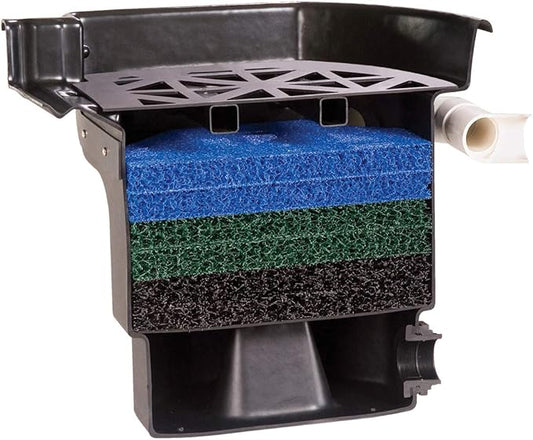 Atlantic Water Gardens BF1600 Pond Filter & Waterfall Spillway, 16-inch, Black