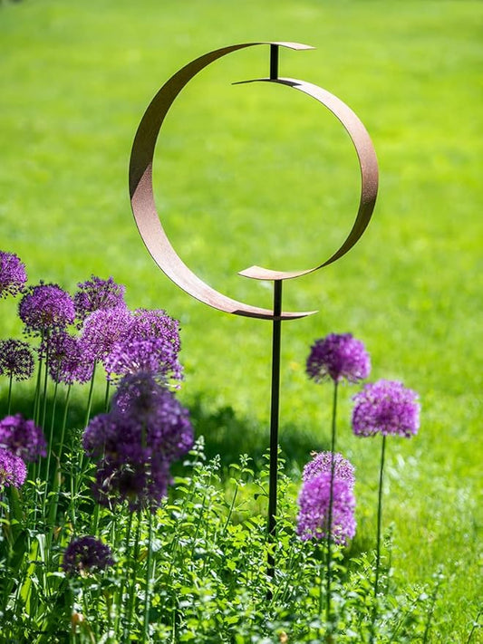 Gardener's Supply Company Corten Steel Garden Sculpture | 58" High Artistic & Dramatic Garden Landscape Decoration