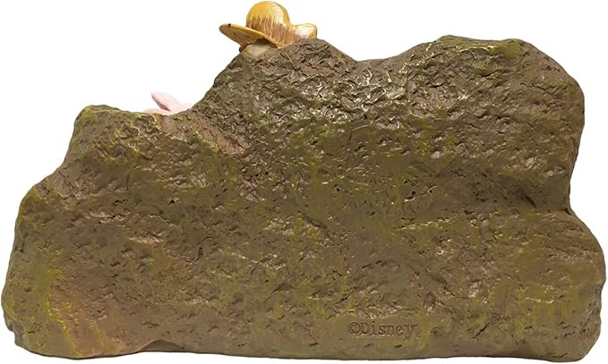 Disney Winnie The Pooh and Piglet Thoughtful Spot Everyday Outdoor Garden Rock, 5 inches Tall, Officially Licensed Disney Product