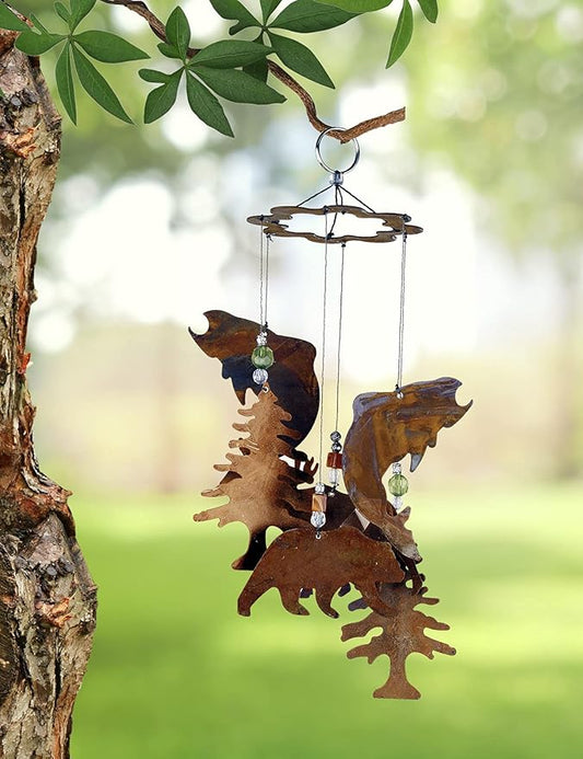 Sunset Vista Catch Of The Day Cabin Wind Chime, 12-Inch Long