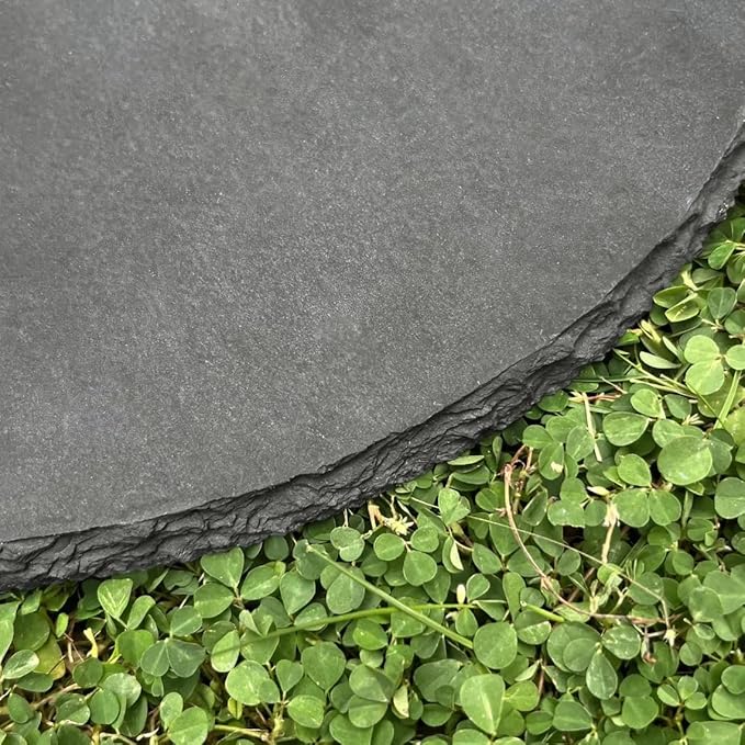 EBONY Personalized Pet Memorial Garden Stones for Dog or Cat Headstone Custom Pet Memorial Stone Customize with Name and Date Message Gift for Loss of Dog & Cat Lover (Heart)