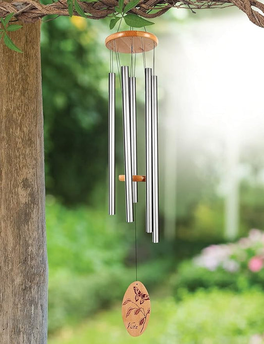 Sunset Vista Designs Silver Classic Wind Classic Chime, Large