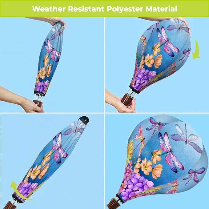 Briarwood Lane Dragonflies Hot Air Balloon Spinner