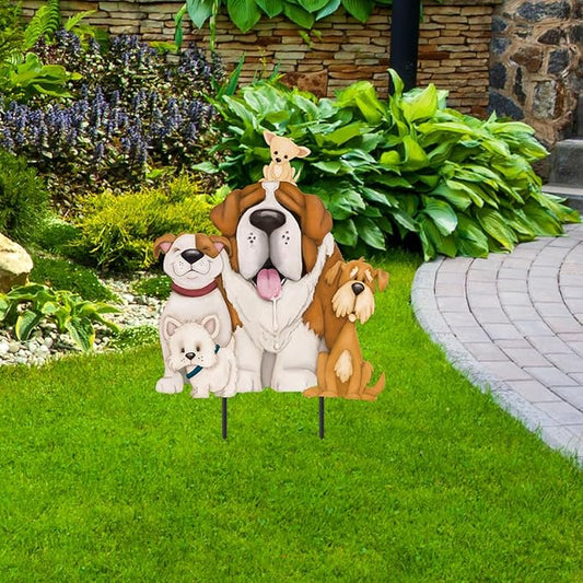 Briarwood Lane Dogs Spoiled Here Metal Art