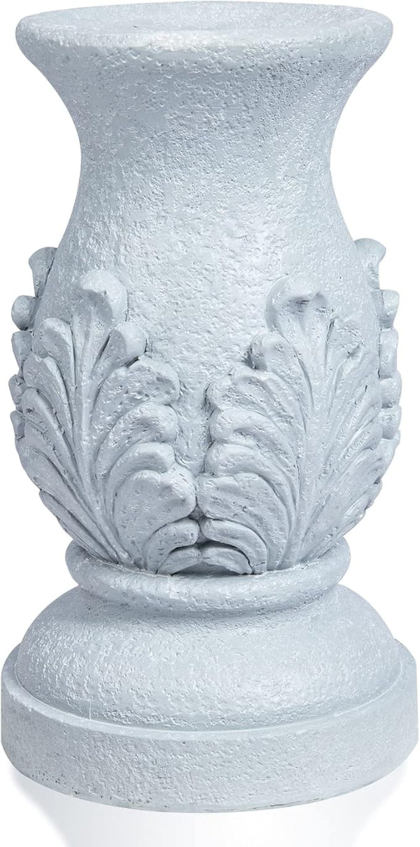 VCUTEKA Gazing Ball Stand, Roman Column Gazing Globe Stand for 8-10 Inch Garden Gazing Globe, Indoor/Outdoor Display Stand Décor Accessories, 12" H