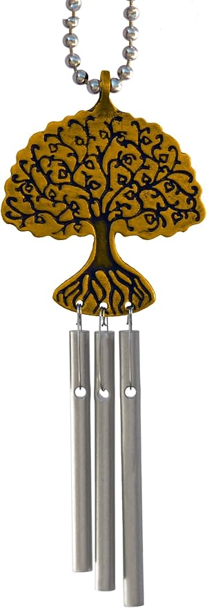 Jacob's Musical Car Charm, Tree of Life, Mini Wind Chime