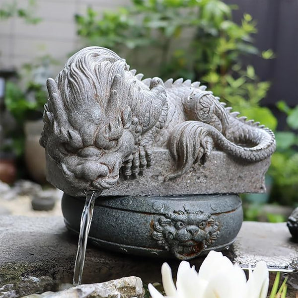 Animal Pond spitters for Small Ponds, Pool Fountain Spitter, Fish Tank Automatic Circulation Water Landscaping Ornaments, Suitable for Gardens, Patios, Fountain Centers