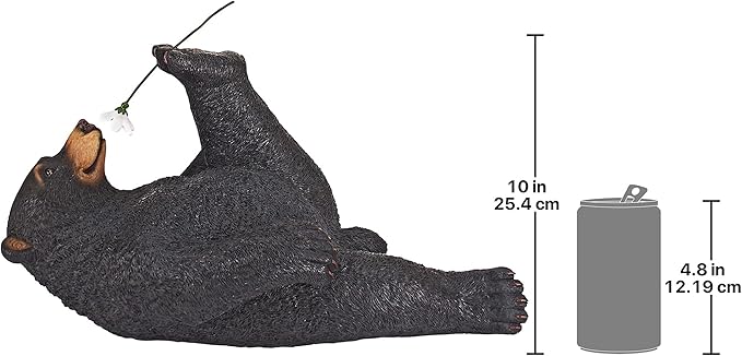Design Toscano Smell The Flowers Garden Bear Statue