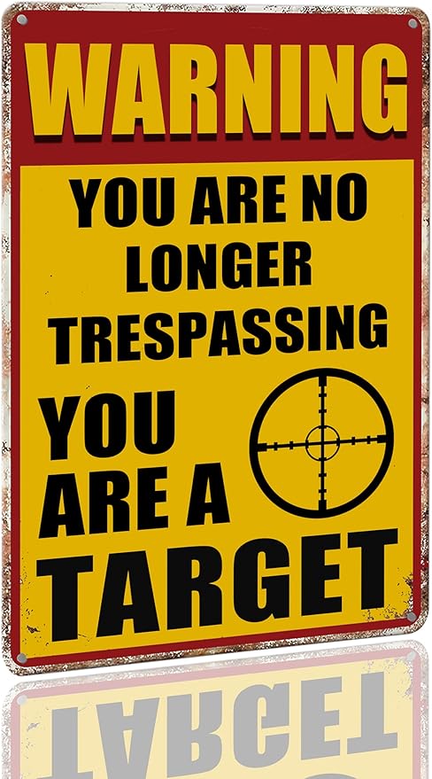 Funny Gifts Garage Signs Man Cave Decor For Men Home Bar Accessories Outdoor Warning Sign 12x8 Inch
