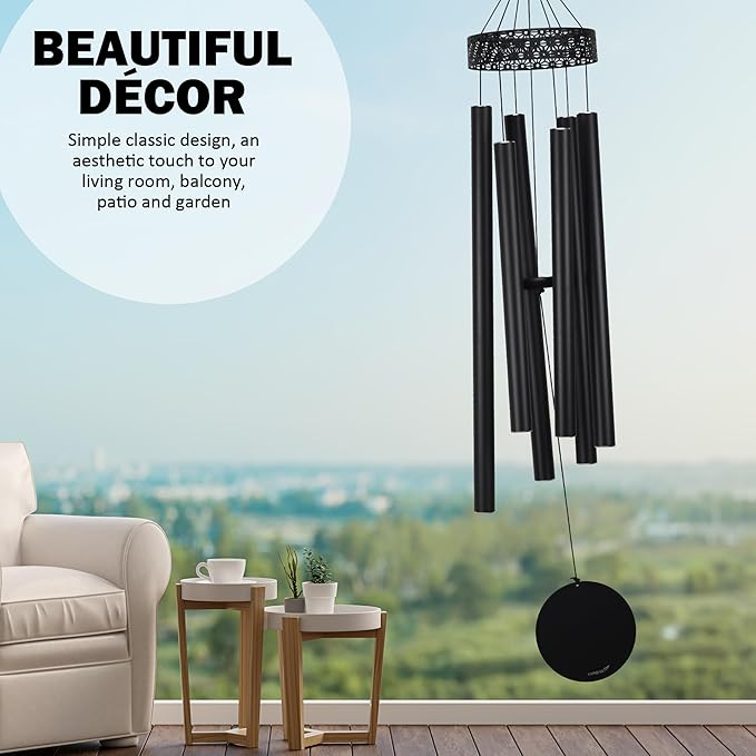 Extra Large Wind Chimes for Outside Deep Tone - 58'' Wind Chimes Outdoor Clearance, Deep Tone Wind Chime, Windchimes Outdoors, Memorial WindChimes, Sympathy Gift, Garden Patio Yard, Home Décor