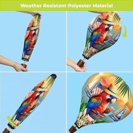 Briarwood Lane Happy Hour Parrot Hot Air Balloon Spinner