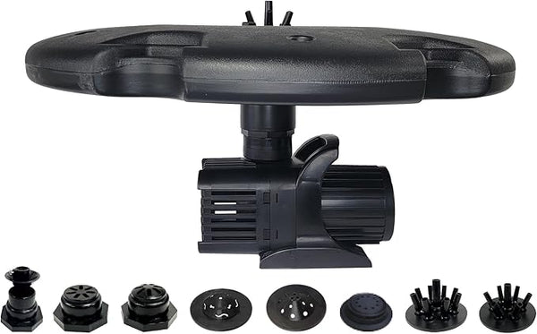 HALF OFF PONDS Floating Fountain, 1.75 HP Pond Aerator, 100 ft Cord, 14,800 GPH Water Pump, 11 Spray Patterns, Energy-Efficient, for Large Ponds, Lakes & Water Gardens