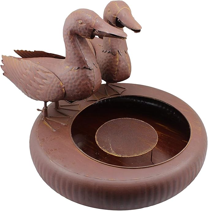 Park Hill Collection Folk Art Duck Fountain - Spitter with Pump (Duck)