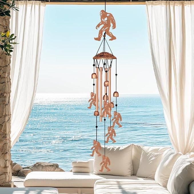 Large Aluminium Wind Chimes 33" Outdoor Deep Tone Memorial Wind Chime with Savage Wind Catcher, Sympathy for Loss of Loved Mom Father,Metal Wind Chimes for Garden Patio Balcony Home Decor