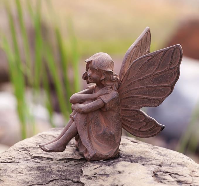 Evergreen Enterprises Earth Fairy Aura Garden Statue