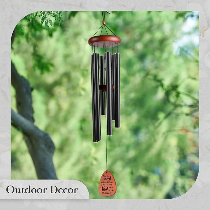SteadStyle Memorial Gifts Wind Chimes - Sympathy Gifts for Loss of Loved One, Gifts for Who Loss of Dad, Mom, Brother, Friend, Sympathy Bereavement Gift Baskets Home Outdoor Garden Patio Decor (36 IN)