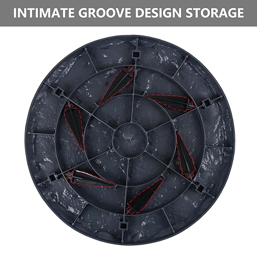 4Pcs Large Stepping Stones Outdoor Garden Walkway, Durable Plastic Pavers for Patio, Pathway, and Landscaping, Weatherproof Stepping Stones with Ground Stakes for Easy Installation