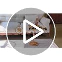 MaxSmeo Drink Table, Small Side Table for Small Spaces, Round End Table