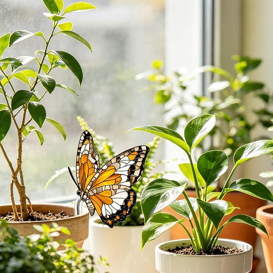Butterfly Gifts for Women, Hanging Plant Planter Indoor Outdoor, Mothers Day Birthday Gifts for Mom Grandma from Daughter Son, Butterfly Lover Garden Decor Plant Pot(3)