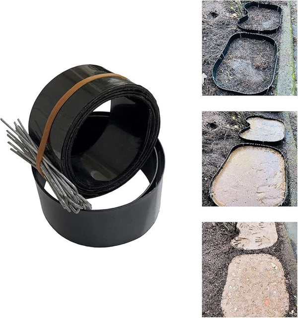 AUTUMN Made in USA Set of Flexible Custom Stepping Stone Maker, Concrete Molds, Garden Paths Molds, Concrete Walkway Molds