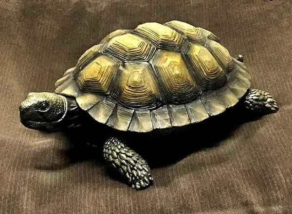 Bellaa Turtle Garden Sculptures Statues Home Decor Tortoise Realistic Cute Large Animal Gilbert Zen Garden Patio Lawn Yard Art Tanya Talia Galapagos Todd Outdoor Figurines 9 inch
