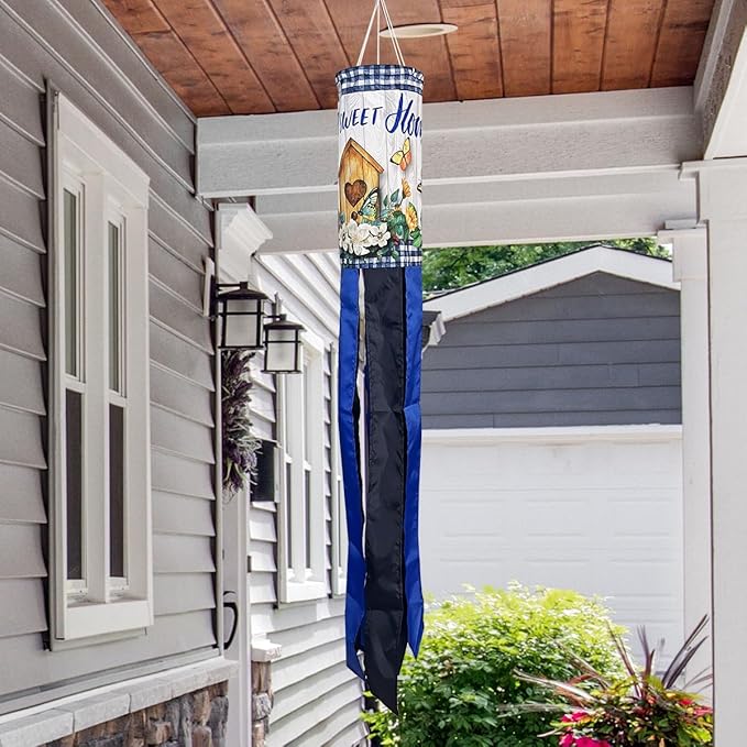 Briarwood Lane Country Home Sweet Home Windsock Wind Twister