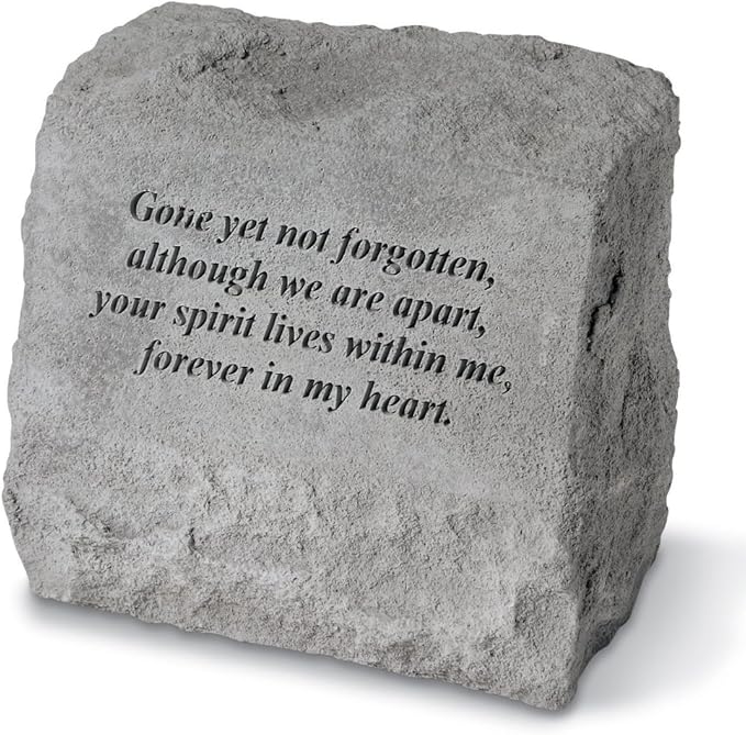 Kay Berry 93420 Gone Yet Not… (Headstone) Memorial Garden Stone, Multicolor