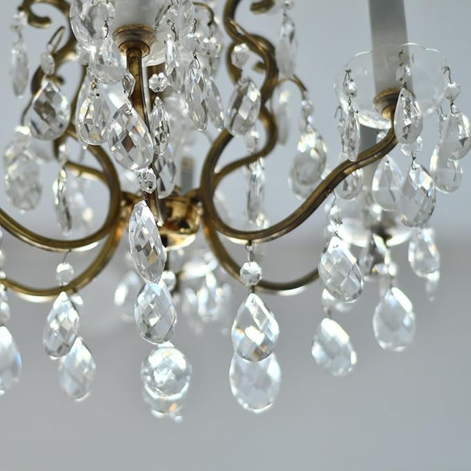 10pcs Crystal Sun Catcher, 38mm Hanging Clear Teardrops Crystals Chandelier Parts Prisms Pendants with Hook for Windows Lamps and Lanterns Party Birthday Decorations Home Decor (Clear Teardrop)