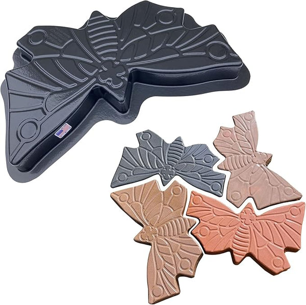 AUTUMN Butterfly Stepping Stone Mold, Concrete Cement Mold, DIY Walkway Stepping Stones, Butterfly Statue for Garden, Garden Decor