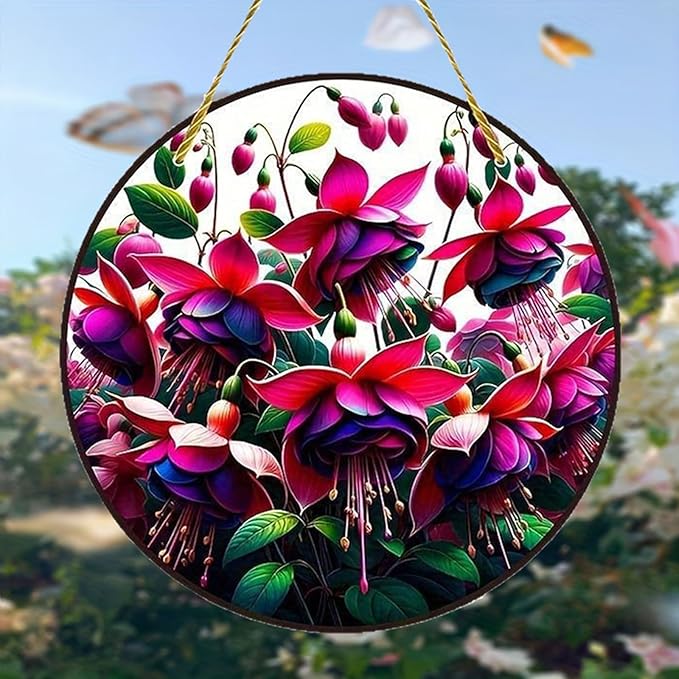 Banax 4Pcs Sun Catchers Hanging Crystal Christmas Snowflake Ornaments Christmas Tree Hanging Decorations Gifts for Women Girls Family Friends