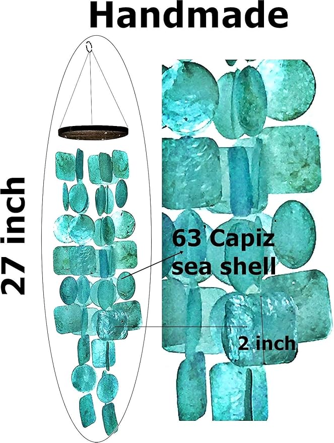 Bellaa Wind Chimes Outside Home Decor Outdoor Garden Patio Lawn Balcony Set