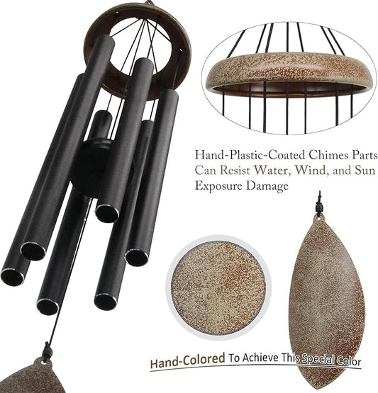 ASTARIN Wind Chimes for Outside Deep Tone,36 Inch Windchime Outdoors,Chimes for Outdoors,Sympathy Wind Chimes Memorial for Mom Dad,All Metal Wind Chime