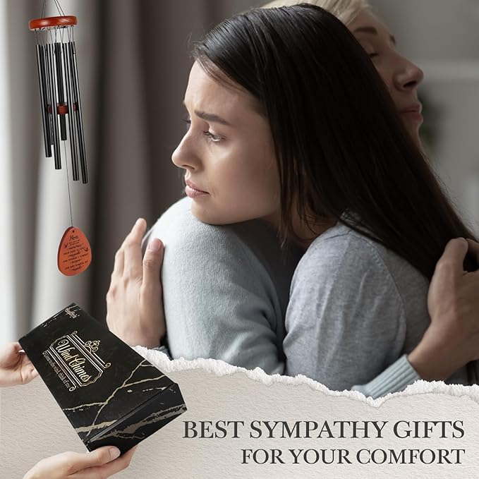 SteadStyle Memorial Gifts for Loss of Mom, Memorial Wind Chimes, in Memory of Mother, Bereavement Gifts, Sympathy Gift for Loss of Mom, Home Decor Outdoor Garden Patio