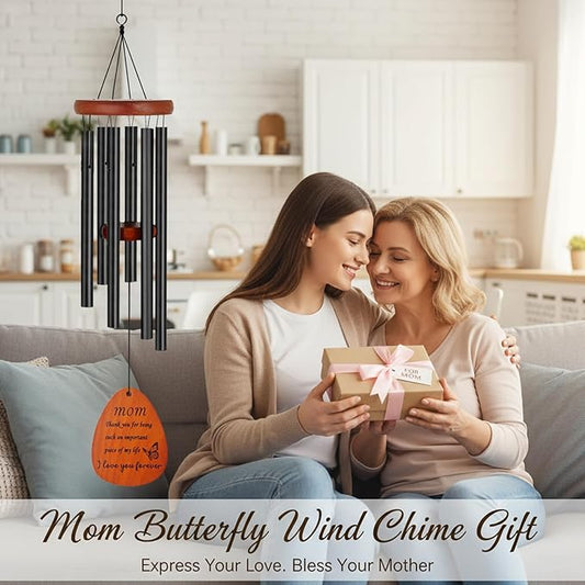 Christmas Mom Gifts Wind Chimes for Outside 26" Windchimes Outdoors Mother Birthday Gifts from Daughter Son