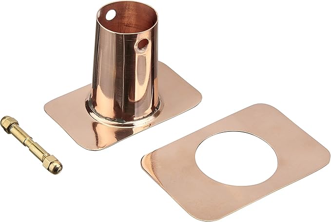 Good Directions 495P Pure Copper Gutter Clip Funnel Rain Chain Adapter