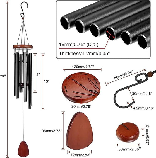 Pet Loss Bereavement Gifts Dog Cat Memorial Wind Chime, Sympathy Wind Chimes Suitable for Outdoor, Garden, Patio Decoration