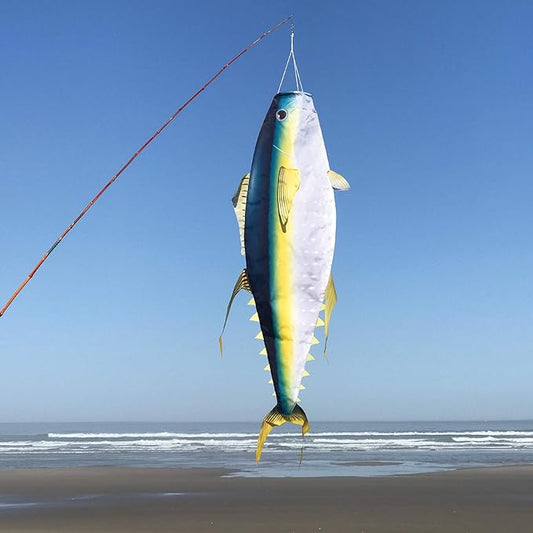 In the Breeze 5162 — Yellowfin Tuna 48-inch Fish Windsock-Realistic Fishsock
