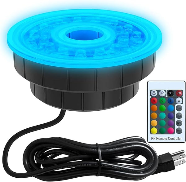 AquaMiracle LED Light for Pond Filter Fountain Kit with 10ft Power Cord, Including 1 x LED Light, for Models MF1500/2000/3000 & HJF1500/2000/3000PF