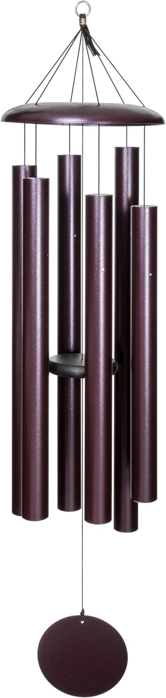 Corinthian Bells by Wind River - 60 inch Plum Wind Chime for Patio, Backyard, Garden, and Outdoor Decor (Aluminum Chime) Made in The USA