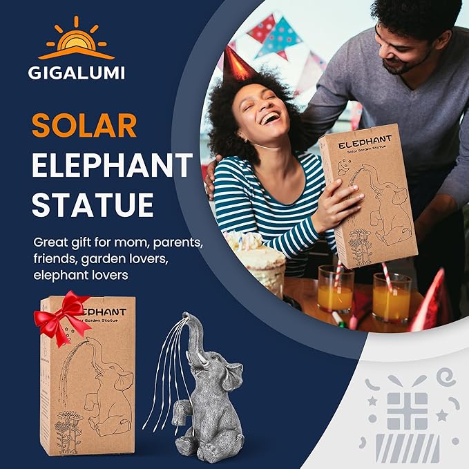 GIGALUMl Solar Garden Statue Bundle