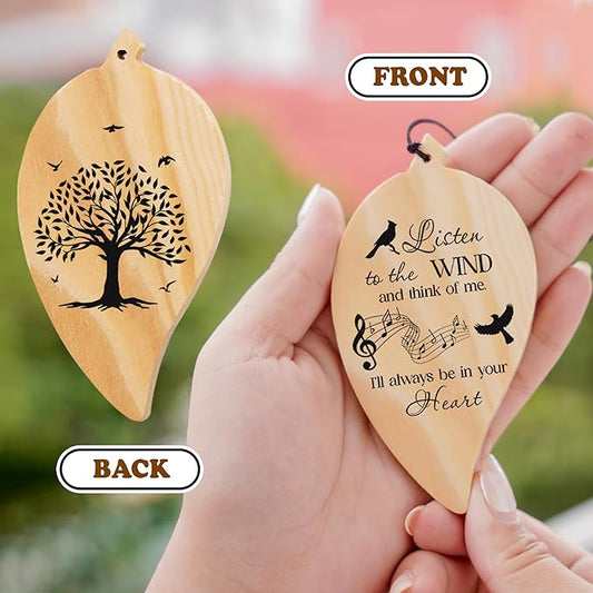 30'' Memorial Crystal Wind Chimes Loss of Mom Dad Grandparent Sympathy Cardinal Bird Keepsake Weatherproof Windchime Remembrance Gift in Memory Loved Ones for Window Outdoor Garden Decor HW2-LN