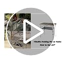 YihuiKo Small Folding Table, Adjustable Height Portable Picnic Table