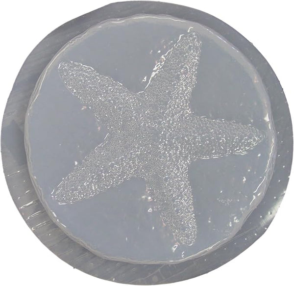 Round Starfish Plastic Craft Mold use with Concrete or Cement for Making Stepping Stones 1105
