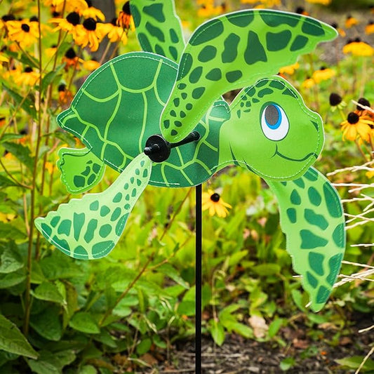 In the Breeze 2554 Baby Whirligig Wind Spinner, Sea Turtle