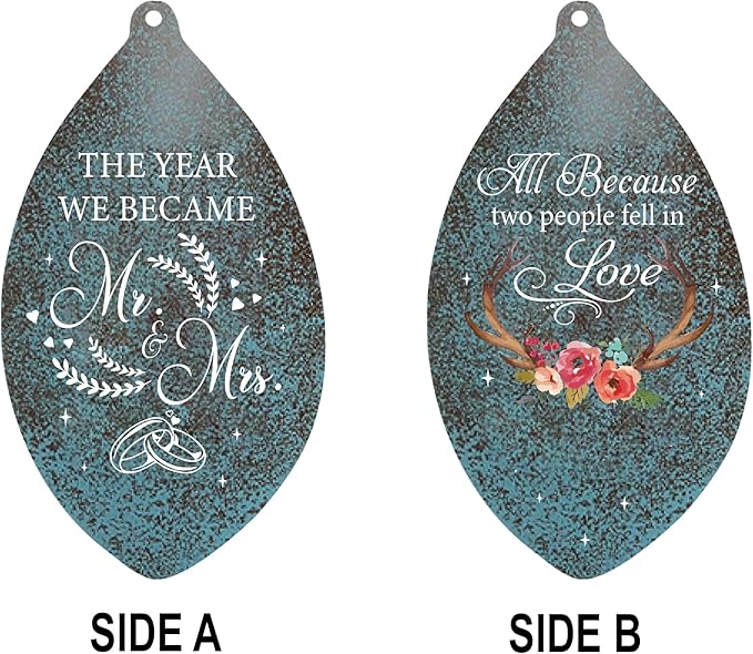 ASTARIN Wedding Gifts Wind Chime, Personalized Names & Date Wind Chimes Gifts for Couple 2026, Wedding Gift for Newlywed Bride Groom Husband Wife, Valentine’s Day Anniversary(Produced in USA)
