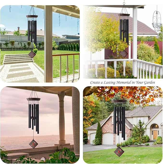 ASTARIN Wind Chimes for Outside,Memorial Wind Chimes Sympathy Wind Chimes for Loss of Loved One Cardinal Memorial Wind Chime Bereavement Condolence Gifts for Loss of Mother Father Husband