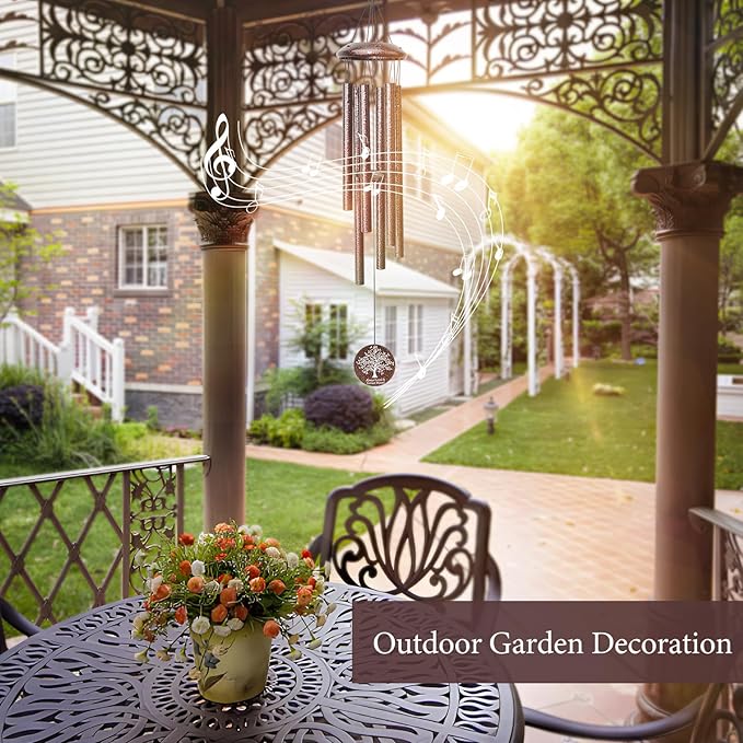 Memorial Sympathy Gifts for Loss of Husband, 25" Memorial Wind Chimes for Lose of Husband Sympathy Gift, Remembrance/Grief/Bereavement Gifts